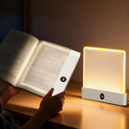1Pc LED Flat Panel Night Vision Reading Light Eye Protection Reading Light Student Night Light Creative LED Book Eye Care Light