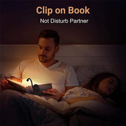 Portable Bookmark Light, Rechargeable LED Reading Light, Clip-On Reading Light, Bedside Reading Eye Protective Light, Book Light, Led Night Light #GLOBAL PICKS
